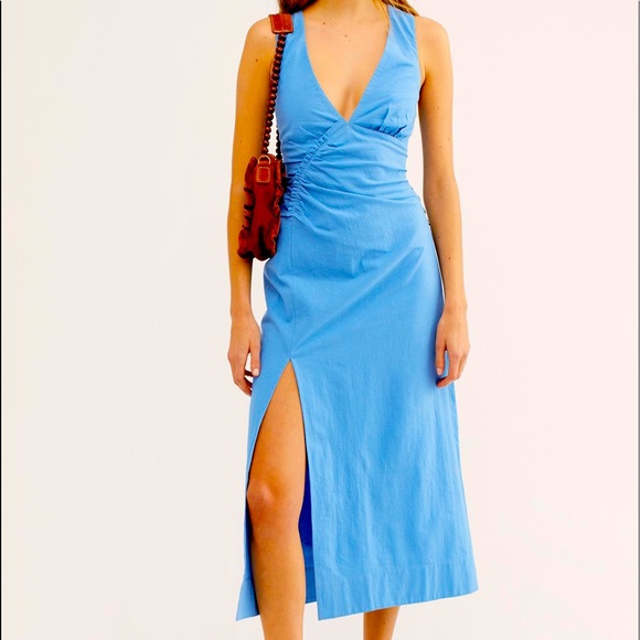 Free People Dresses & Skirts - Free people calabaza baby blue dress